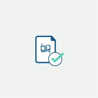 Product sheet excess icon